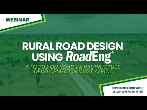 Rural Road Design using RoadEng - Webinar