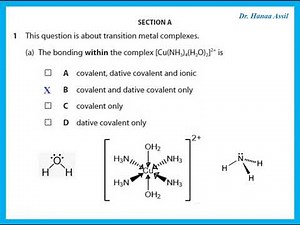 Unit 5 January 2022 - A2 Chemistry Edexcel - Dr Hanaa Assil