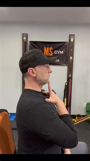 CHIN SLIDES Your neck is one of the most important structures to move in your body… And yet very few programs include neck work for neurologic symptoms. Here’s the truth: if your head can’t move and your neck can’t move. If your neck can’t move, your spine won’t move well. If your spine can’t move well, your arms and legs won’t move well. Your brain will feel unsafe when moving and the rest of your body will be limited. So… your neck is kind of a big deal. This drill called the CHIN SLIDE focuse