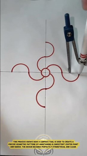 Symmetrical Ceramic Pattern Marking using Compass Tool – Good Tools and Machinery in Daily Work