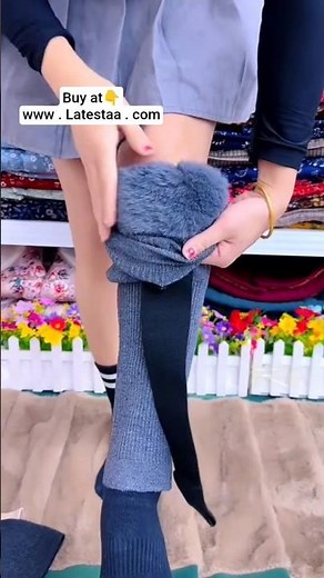 Cozy Knee High Socks | Cashmere Over-Knee Leg Warmers for Winter