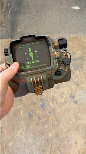 3d printed pip boy from fallout 4: 3d model by creeate on thingiverse #fallout4 #3dprinting