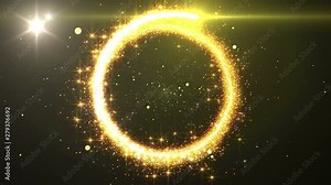 Opening Glitter Sparkling Particles intro