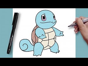 How To Draw SQUIRTLE Easy Step-by-step | Pokemon