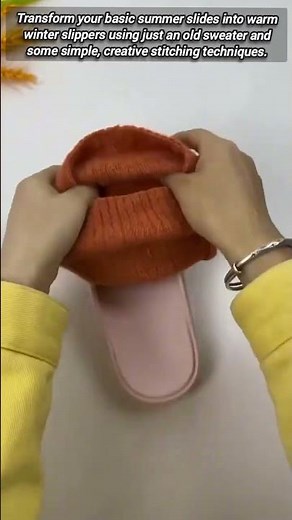 Transform Old Sweaters Into Cozy DIY Winter House Shoes