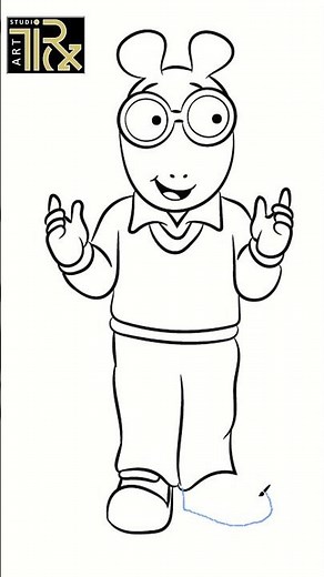 DA 474d how to draw Arthur Read (Arthur)