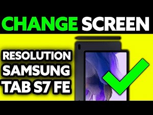 How To Change Screen Resolution on SAMSUNG Galaxy Tab S7 FE (2025) - Step by Step