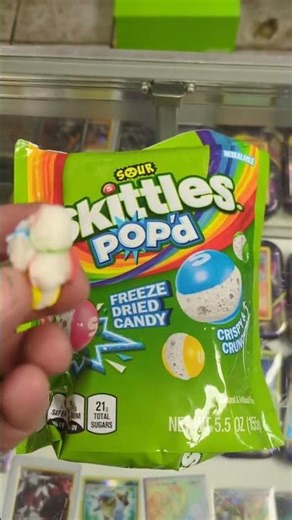 Skittles Sour Pop'd Freeze Dried Candy Taste Test The Fast-Food Restaurant & Dessert Review Guys