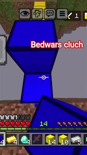 bedwars cluch 🔥#minecraft