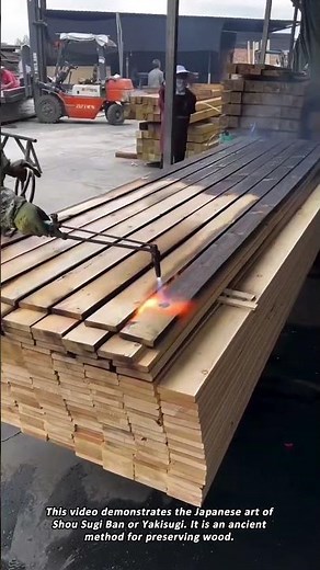 The Traditional Art of Wood Charring