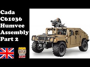 Cada C61036 - Humvee 1:8 - Assembly Part 2