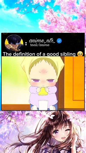 The definition of a good sibling 🥹