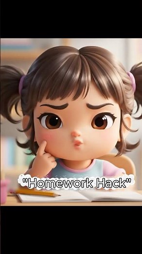 Homework Hack That Actually Works 😆✏️