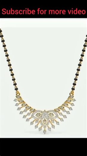 gold mangalsutra design #gold jewellery design