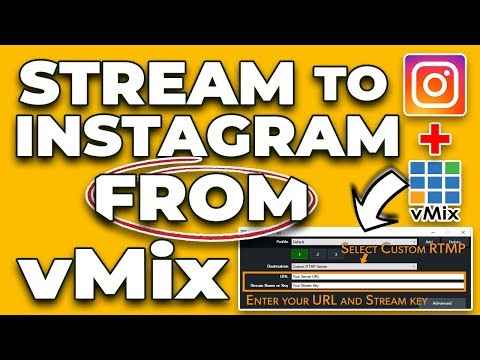Live Stream To INSTAGRAM From vMix | Custom RTMP Setup | No Third Party!!