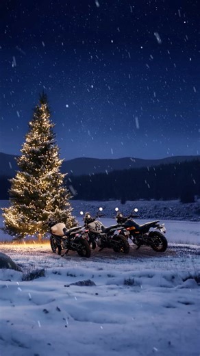 Royal Enfield Himalayan on Instagram: "The cheer of adventure! 🎄 #MerryChristmas #RoyalEnfieldHimalayan #RoyalEnfield"
