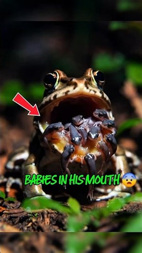 This Frog Carries Babies in His Mouth | Shocking Animal Birth