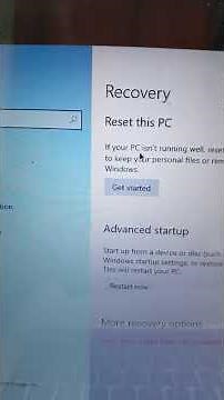 طريقة إعادة ضبط المصنع للكمبيوتر أو اللاب توب #كمبيوتر #لاب#لابتوب #computer #اتعلم_مع_محمود #pc