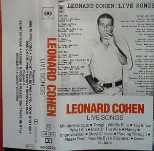 Leonard Cohen - Live Songs