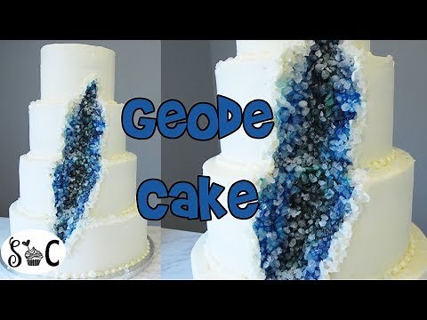 How to Make a GEODE CAKE (Geode Wedding Cake) | Sweetwater Cakes