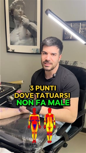 3 places where getting a tattoo doesn't hurt #tattoo #tattooartist #koldtattoo