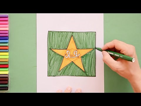 How to draw Pakistan Cricket Team Logo