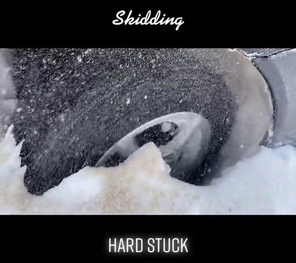 Car Stuck in Snow: Skidding and High Heels Adventure