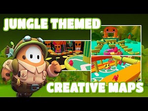 Fall Guys | BEST Jungle themed Creative maps