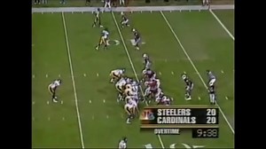 The Steelers and Cardinals are in overtime in 1997, and the next score wins the game. Let's see what happens next.... | Pittsburgh Sports Memories Podcast