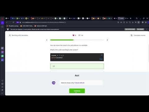 08 Working with Variables | Introduction to Python | Sololearn