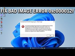 How To Fix Bad Image Error Status 0xc000012f in Windows 10 & 11 - Easy Fix