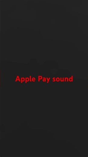 Apple Pay sound screen record to get it