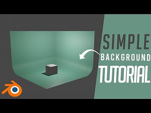 CREATE A SIMPLE BACKGROUND IN 5 MINUTES | BLENDER TUTORIAL