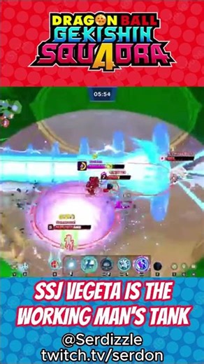 SSJ Vegeta is the Working Man's Tank #gekishinsquadra #dragonball #vegeta #shorts