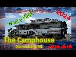 What a VIEW - Diamondhead Mississippi The Camphouse Restaurant #food #beach #travel #explore