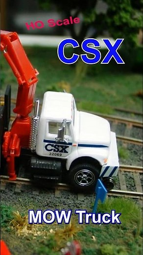 CSX MOW Truck in HO scale #modelrailroad #CSXtrain