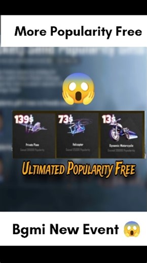BGMI New Ultimated Popularity Event | Don’t Miss This! 😱 #dekuhrgaming #bgmi #shortvideo #shorts