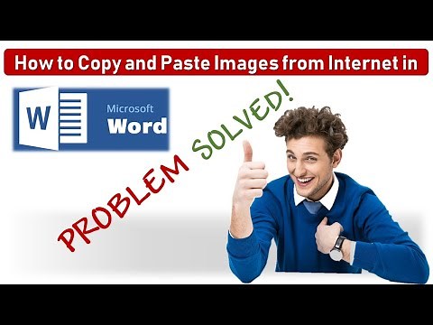 MS Word How to Copy Paste Images from Internet
