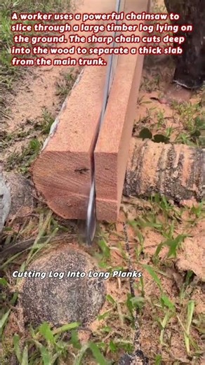 Cutting Log Into Long Planks