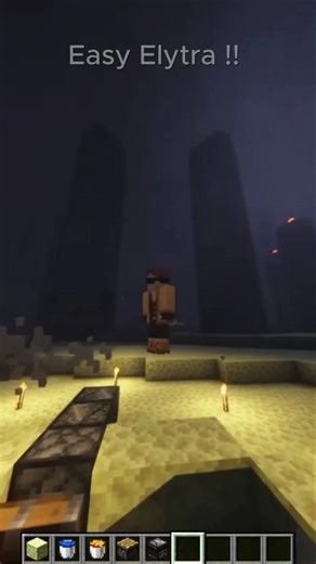 Easiest Way to Get Elytra FAST in Minecraft! 🔥 #shorts #minecraft