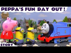 Peppa Pig Story with Toy Trains