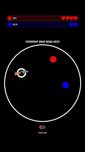 Red vs Blue THE GOAT GUN FIGHT 💀 #gaming