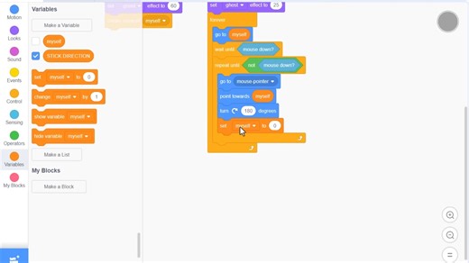 超炫虚拟摇杆——让你的Scratch游戏秒变移动端友好 -griffpatch