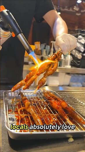 Korea’s Famous Octopus Skewers 🐙🔥 | Viral Korean Street Food #shorts