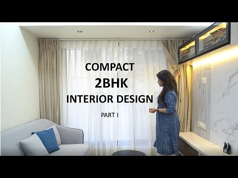 2 bhk home interior design | interior design ideas for small house 🤩