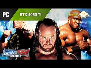WWE SmackDown vs. Raw 2008 on PC powered by Xenia