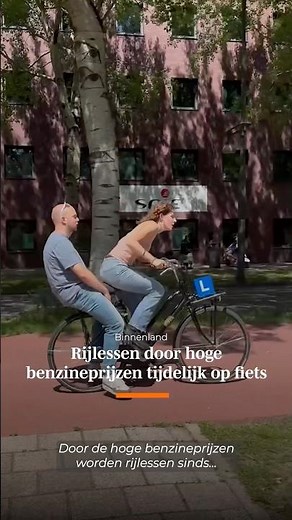 Driving lessons temporarily on bicycles due to high gas prices