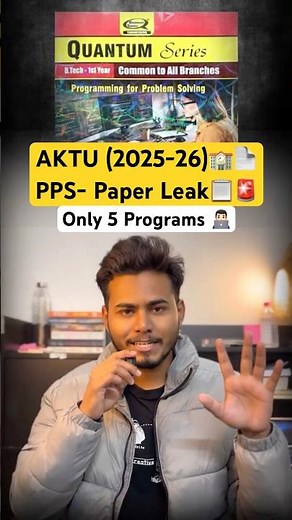 PPS One Shot Lecture 🔥 AKTU Most Important Questions + PYQ | Pass in 1 Day 🏆