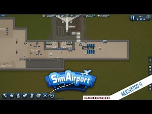SimAirport Season 1 - Episode 2 - Creating A Baggage System