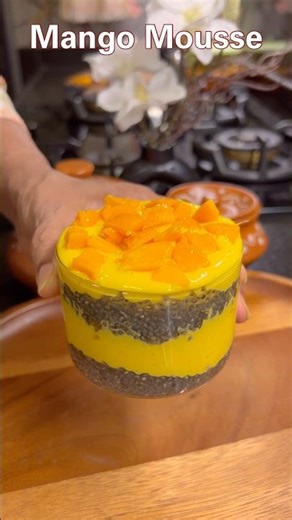 Mango Mousse – Creamy Summer Treat 🥭 #asmr #dessert #recipe